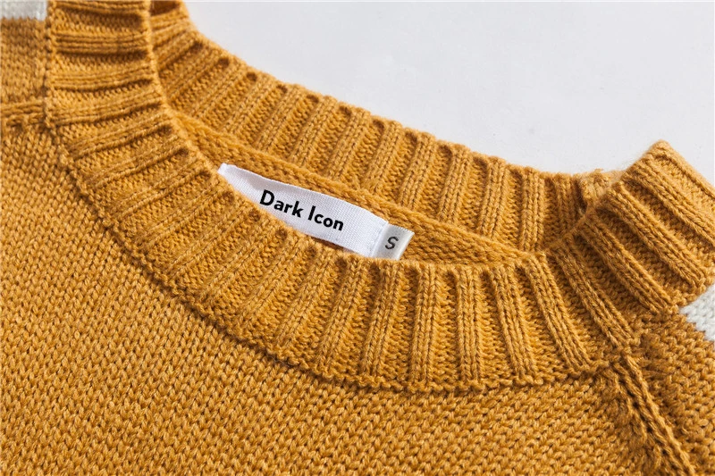 Panda Pullover Oversized Sweater Men Winter Preppy Style Men's Sweater Loose Boy Sweater 3 Colors