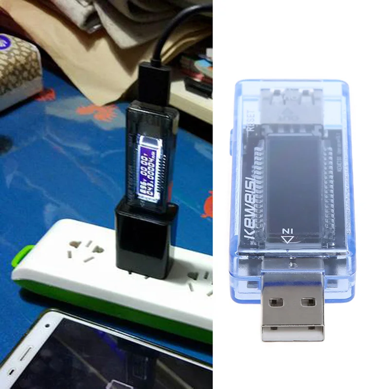 USB зарядное устройство Доктор мобильный детектор уровня мощности батарея тест