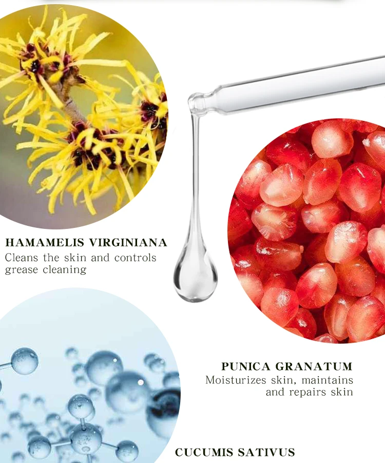 MABREM Pomegranate Fine Pores Face Serum Whitening Plant Skin Care Anti Aging Anti Wrinkle Cream Reduce Acne Marks Care 10ml