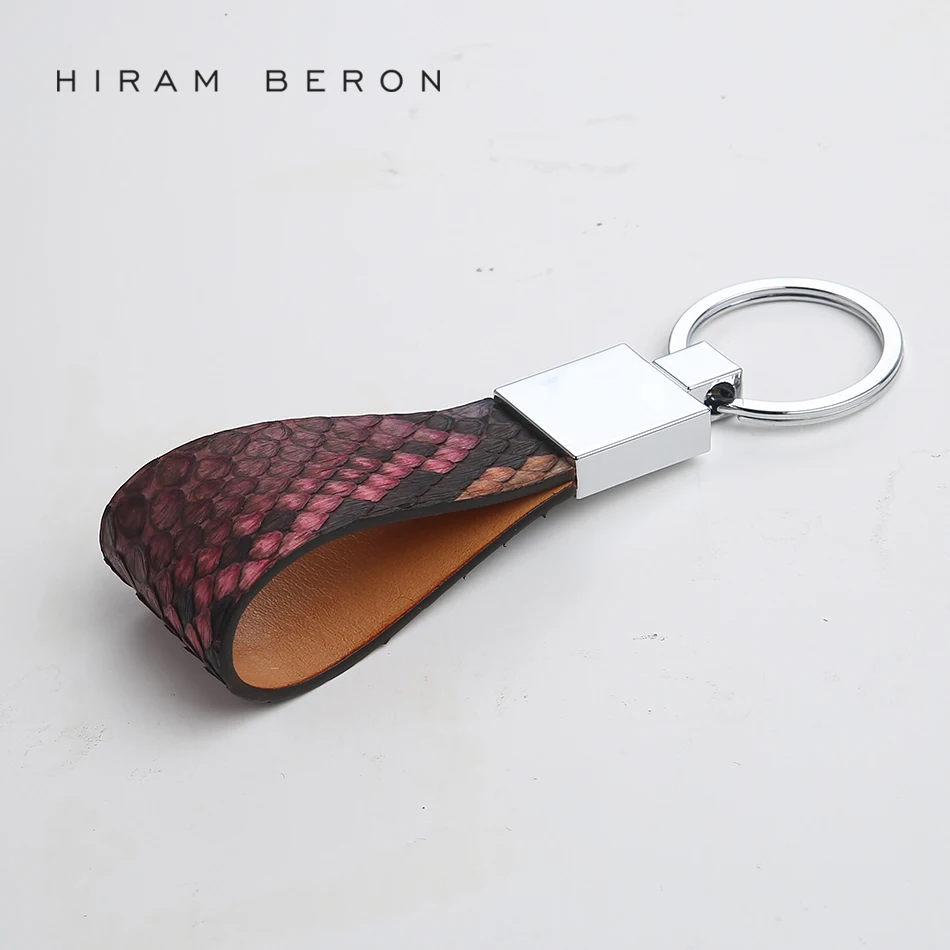 Держатель для ключей Hiram Beron из кожи питона роскошный подарок женщин и женщин|key