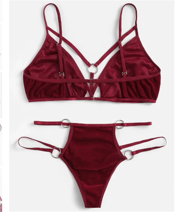 HIRIGIN женские купальники из 2 предметов бандажный женский купальник с чашками