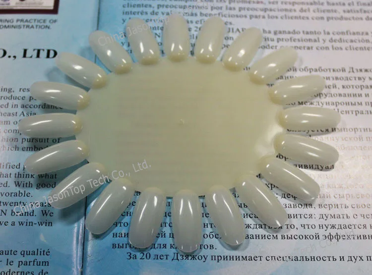 20 типов овального лака для ногтей витрина колесо накладные Типсы тренировочный