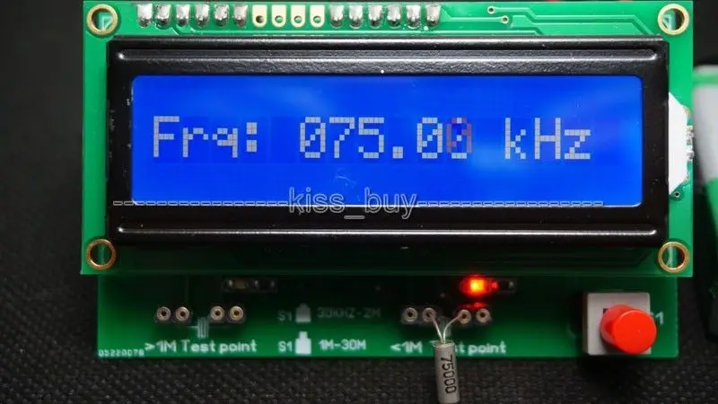 Цифровой светодиодный осциллятор измеритель низкой/высокой частоты 3 м 20 30 кГц 2