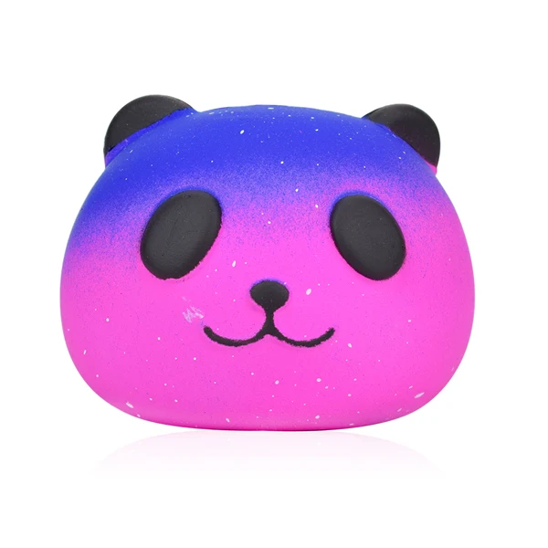 Pink Красочные мягкие игрушки с пандой для детей, медленно поднимающиеся мягкие Забавные игрушки Kawaii С мультяшными галактиками, новинка, антистрессовые игрушки, подарок - Цвет: Pink
