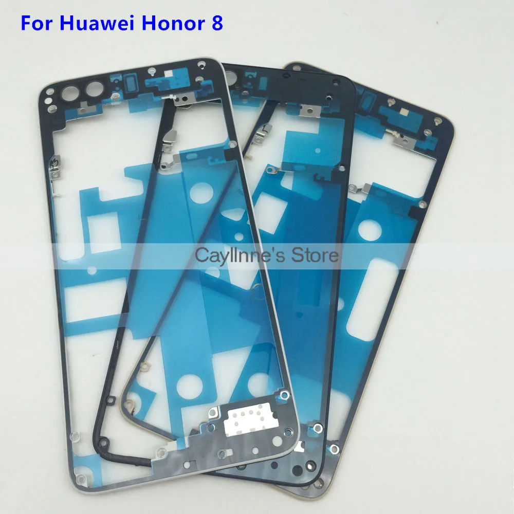 Новая средняя рамка пластиковая рамка для huawei Honor 8 задняя рамка пластина Шасси Корпус с клейкой заменой