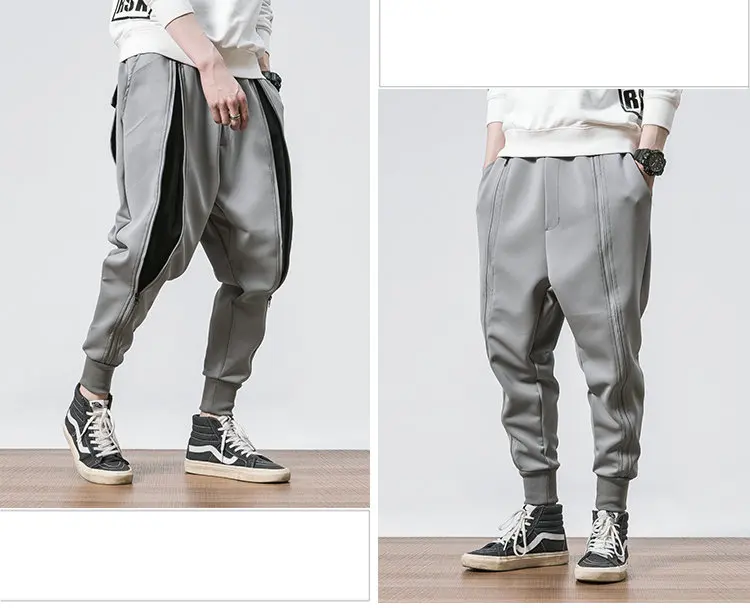 Mens Joggers Pants Baggy Hip Hop Japanese Fashion Streetwear Men Pants Casual Korean Street Style Harajuku Sweatpants Homme