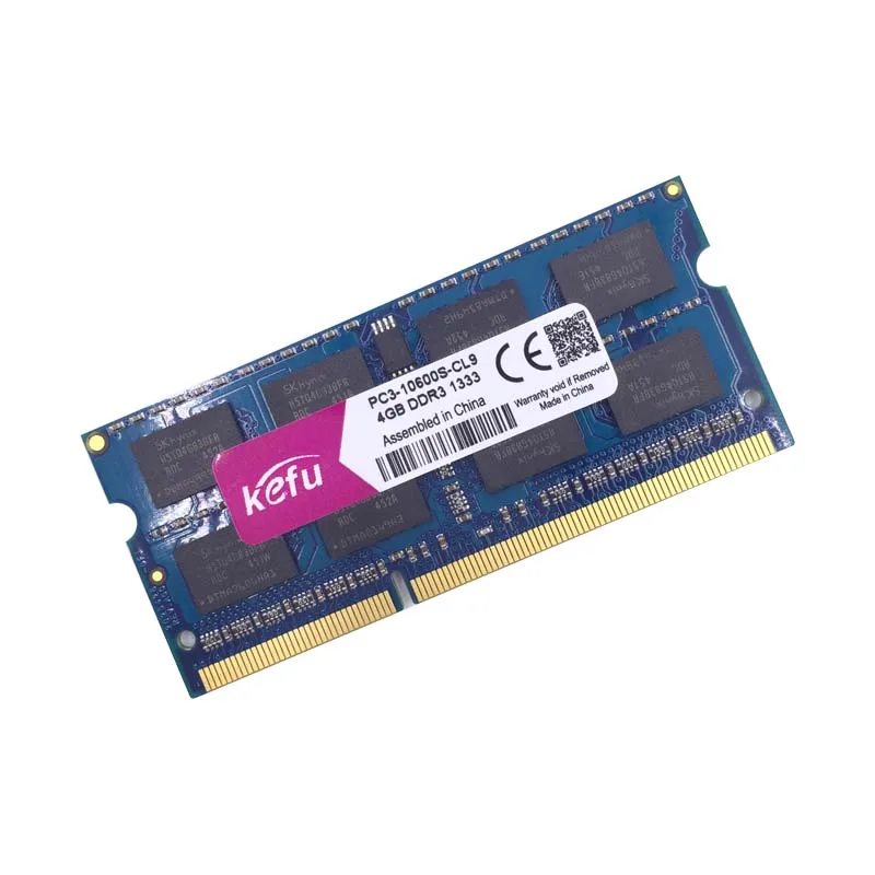 Память KEFU ddr3 4 Гб 2 ГБ 8 1333 дюйма стандартный ноутбук с диаметром so dimm pc3 10600 sdram ОЗУ