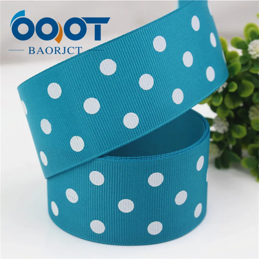 9 OOOT BAORJCT 176181 38 мм 10 ярдов/лот ленты в горошек термопереводные печатные корсажные Свадебные аксессуары ручной работы материал - Цвет: 9