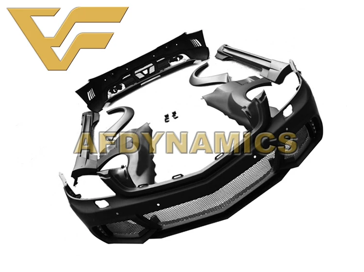 Полный комплект кузова бампер подходит для Benz 08-11 R230 SL класс SL300 SL350 SL500 FRP W спортивный стиль