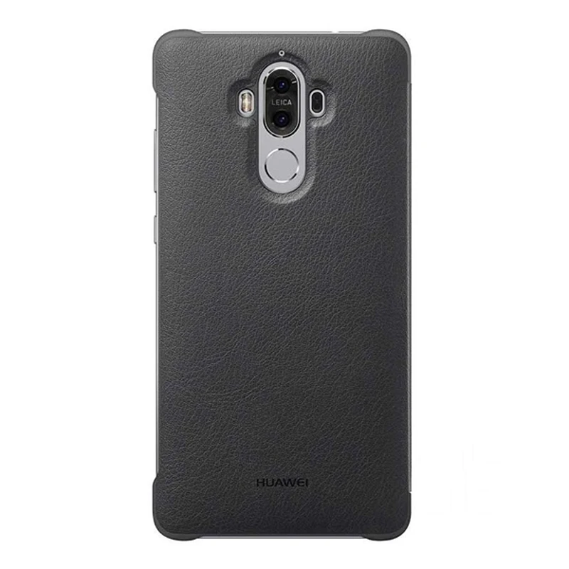 Black Huawei подлинный умный флип-чехол для huawei mate 9 mate 9 функция сна защитный чехол для телефона - Цвет: Black