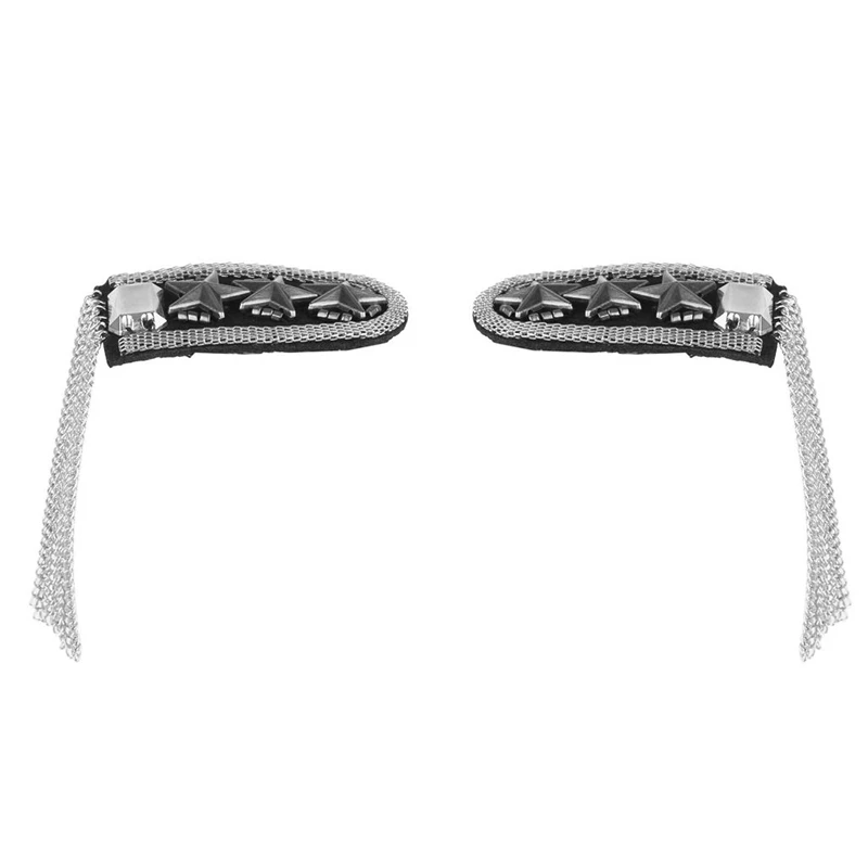 1 пара звездочек с кисточками на цепочке значок через плечо Silber | Дом и сад