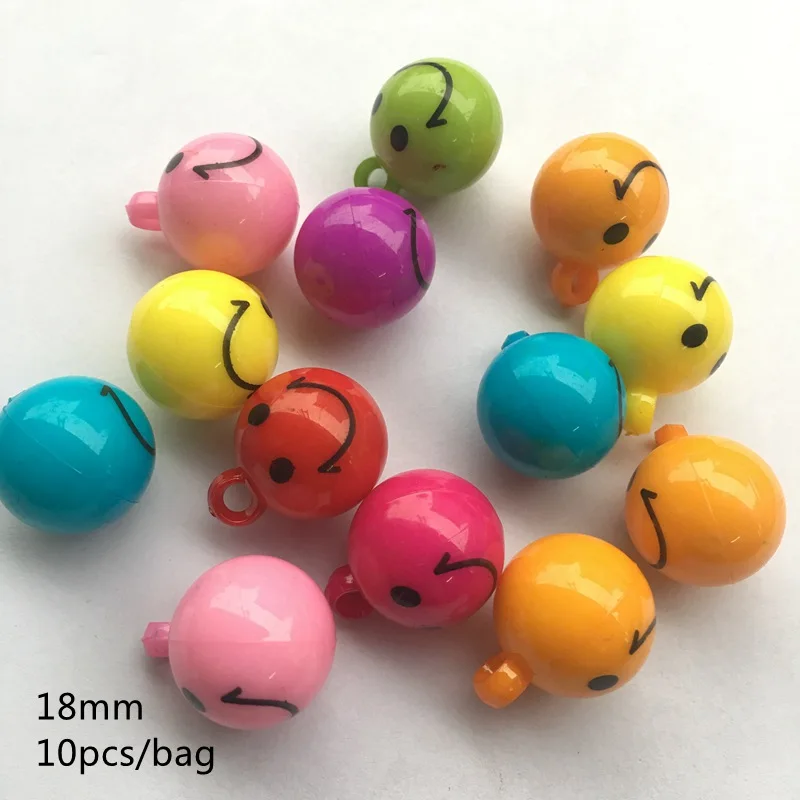 Акриловые Висячие бусины Meideheng со смайликом для изготовления ювелирных