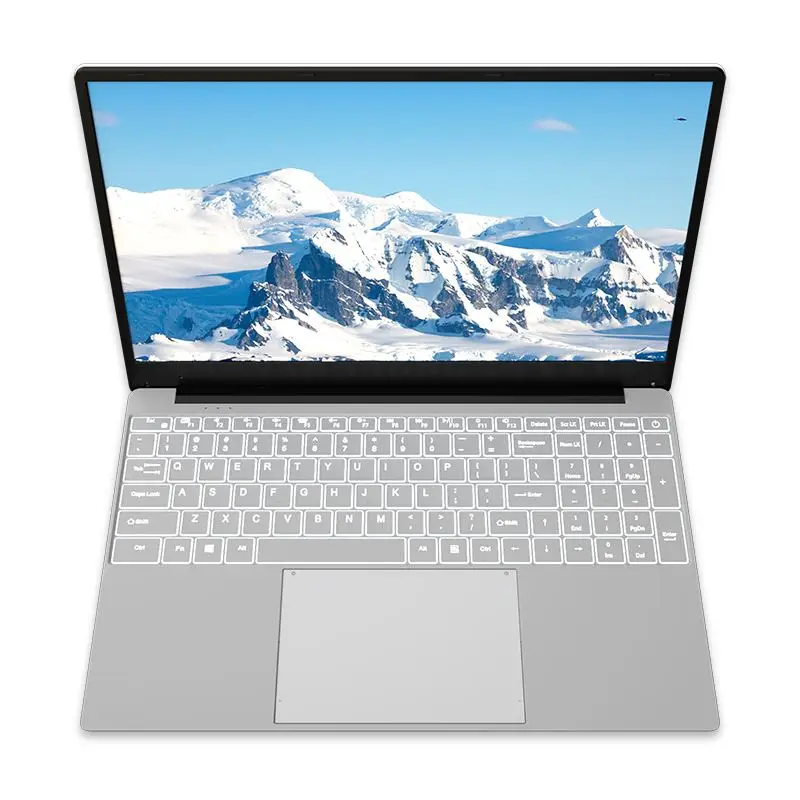 Серебристый Ноутбук Tbook X9 15,6 дюймов ips дисплей i3 5005u 8G LPDDR4 256G SSD Intel HD graphics 5500 игровой ноутбук для работы - Цвет: Серебристый