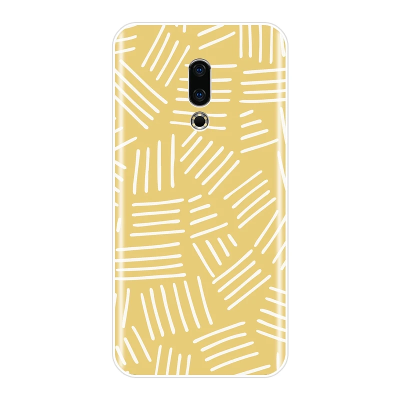 Для Meizu 16th 16x15 Lite 16 Plus чехол для телефона силиконовый желтый кот девочка Звезда