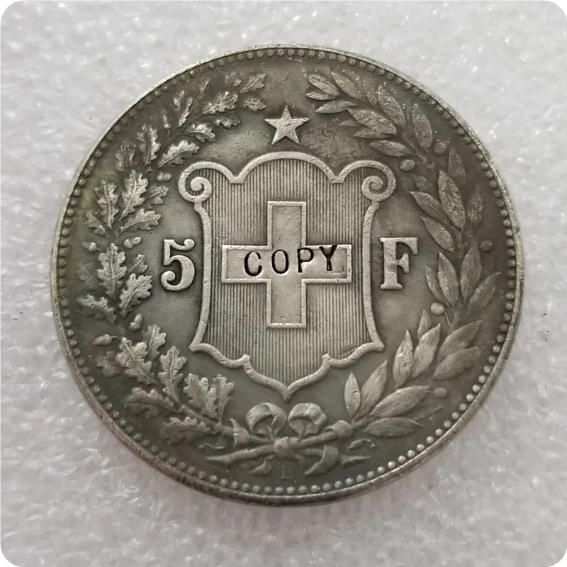 1888-1916 Швейцария 5 франков Берн копия монет | Дом и сад