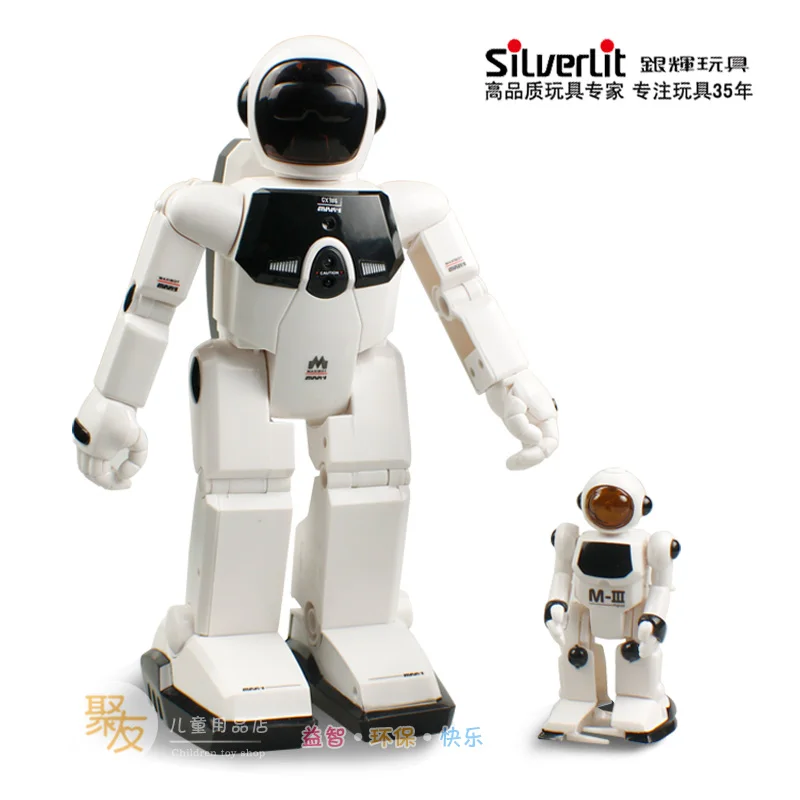 Бесплатная доставка новинка Интеллектуальный робот серебристого цвета детская