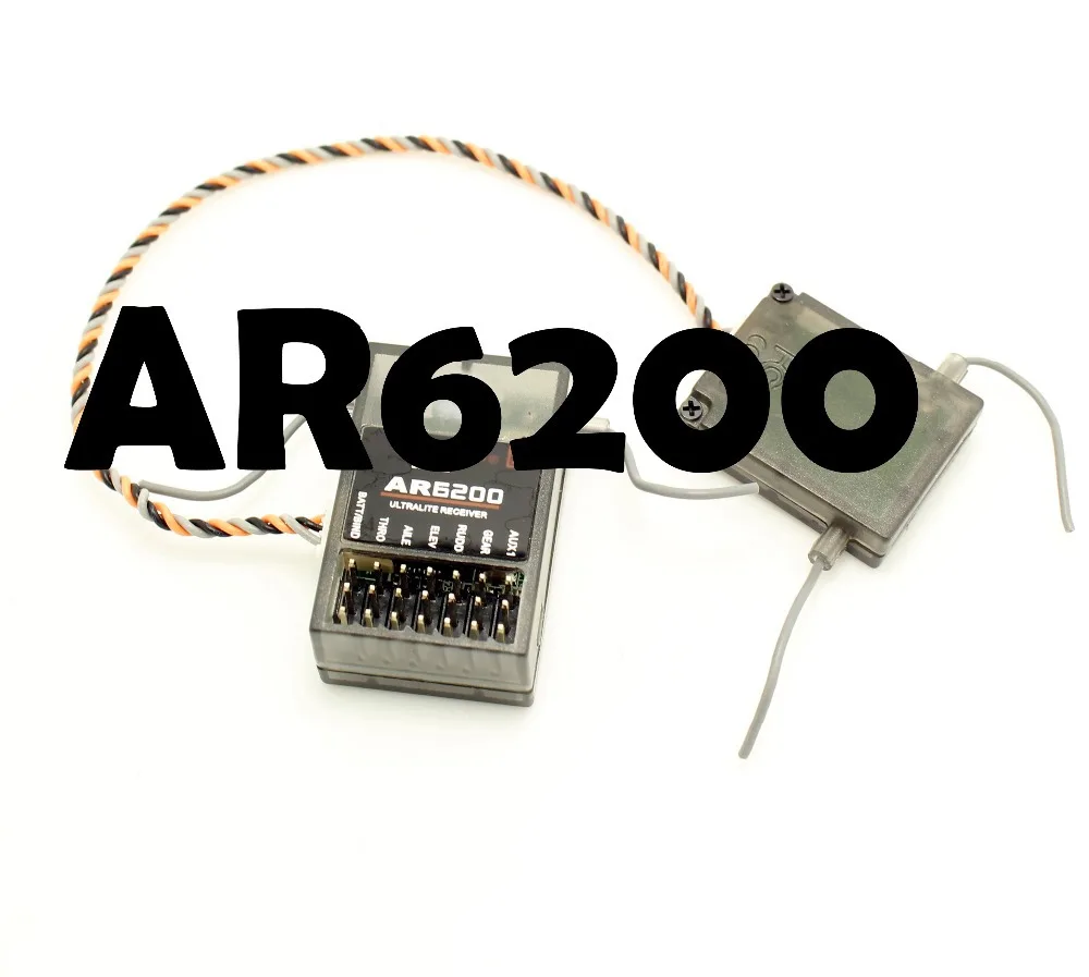 AR6200 6ch приемник 2 4 ГГц для JR DSM2 DX7 передатчик SPMAR6200|receiver ar6200|receiver jr2.4ghz receiver |