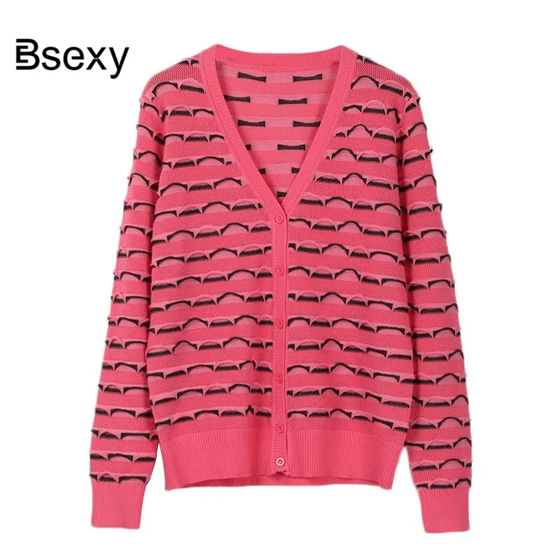 2019 роскошный дизайнер бренд весенний трикотаж шерстяной джемпер женский v