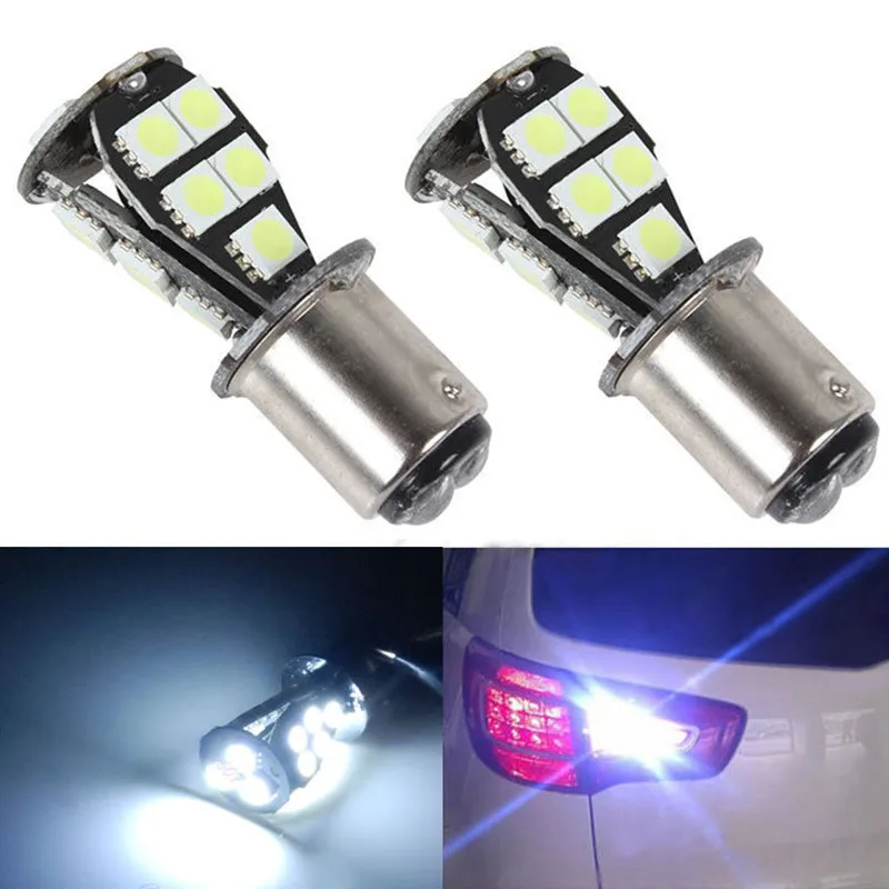 

2pcs/set 1157 BAY15D 5050 18LED Car Canbus No Error Brake Tail Light Bulb White