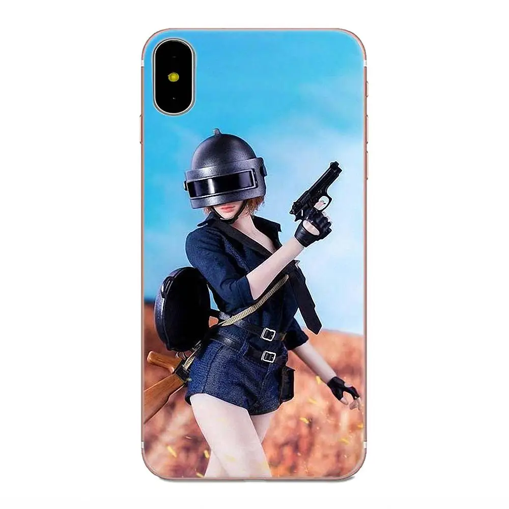 Мягкий Силиконовый ТПУ прозрачный узор PUBG игра Мода для Xiaomi Redmi Mi Note 7 8 9 SE Pro Lite Go Play