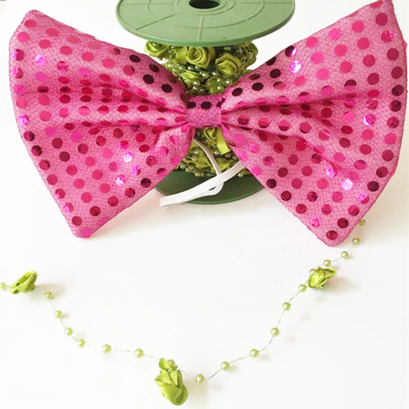 1 шт. Рождественский галстук бабочка в виде клоуна с блестками головная повязка