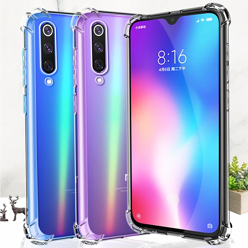 Противоскользящий Мягкий силиконовый чехол для Xiaomi mi CC9 CC9E 9 T Pro Чехол Xiao Red K20 Note 7 7A
