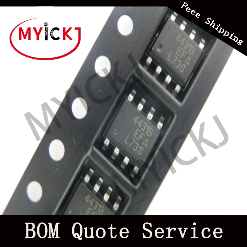 10 шт. SI4431BDY микросхема P Channel 30 V (D S) MOSFET 8 SOIC 4431|Светодиодные чипы| |