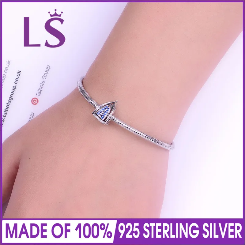 Женские шармы с фианитом LS Silver из стерлингового серебра 925 пробы AAA цирконием |