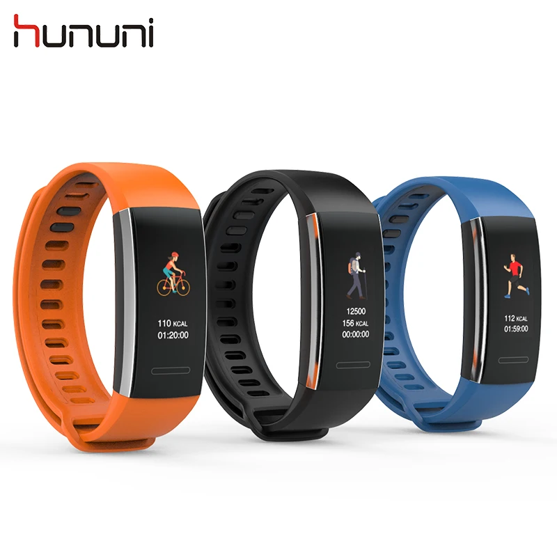 HUNUNI HI15 умный бизнес браслет IP67 фитнес-трекер кровяное давление монитор
