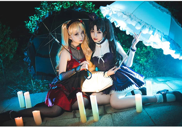 Fate Frand Order Ereshkigal& Ishtar Косплей Костюм Луна девушка tohsaka Rin Платье милое платье лолиты на Хэллоуин униформа