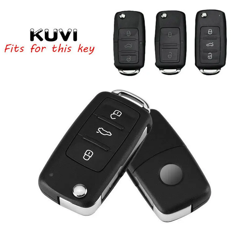 Кожаный чехол для ключей из цинкового сплава, чехол для Vw Jetta Golf Bora POLO Passat для Skoda Octavia A5 Fabia SEAT Ibiza Leon