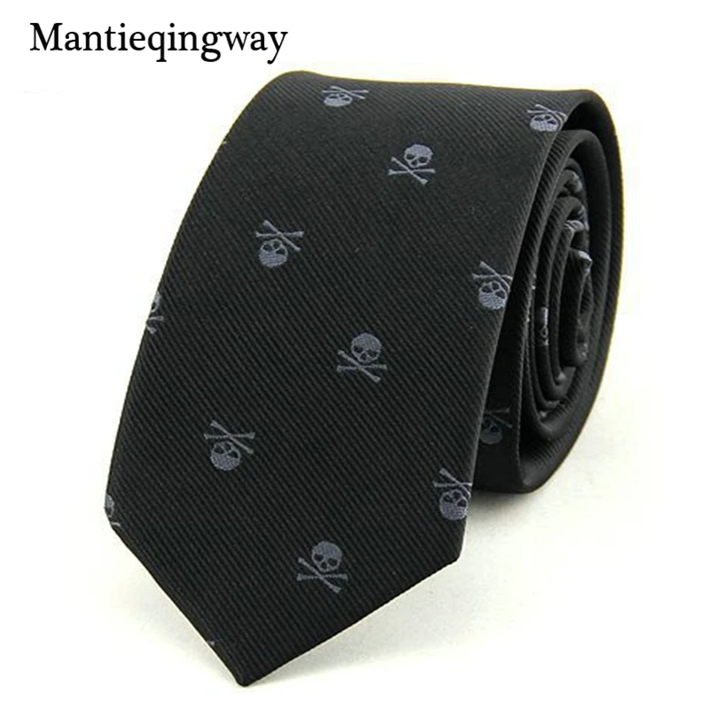 Мужские галстуки на шею Mantieqingway 6 см обтягивающие шелковые из полиэстера с