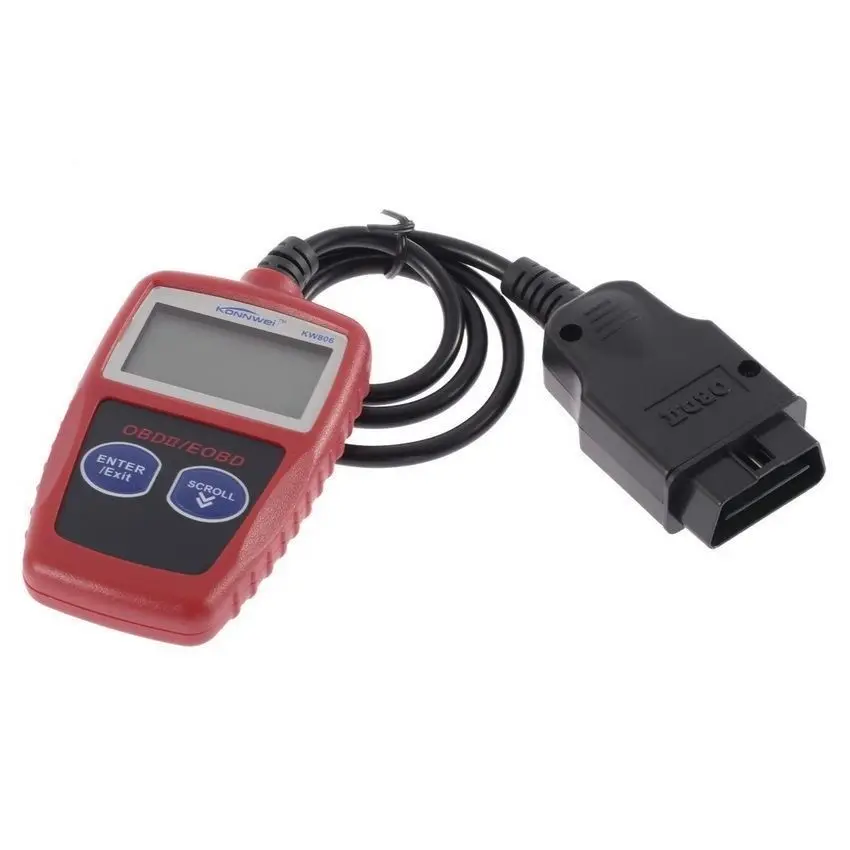 KW806 OBDII OBD2 автомобиля Двигатели для диагностики неисправностей сканер Авто Code Reader