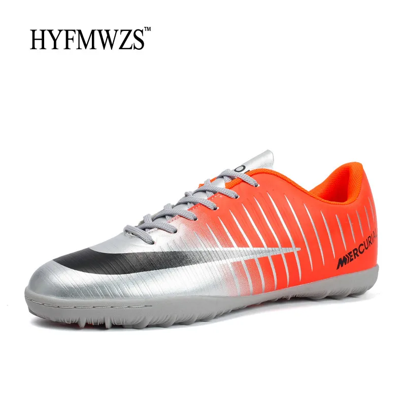 HYFMWZS красовки газоне мальчиков футбольные бутсы Superfly Детские Футбол сапоги Для мужчин дышащие футбольные бутсы с противоскользящей подошвой; Chaussure Футбол