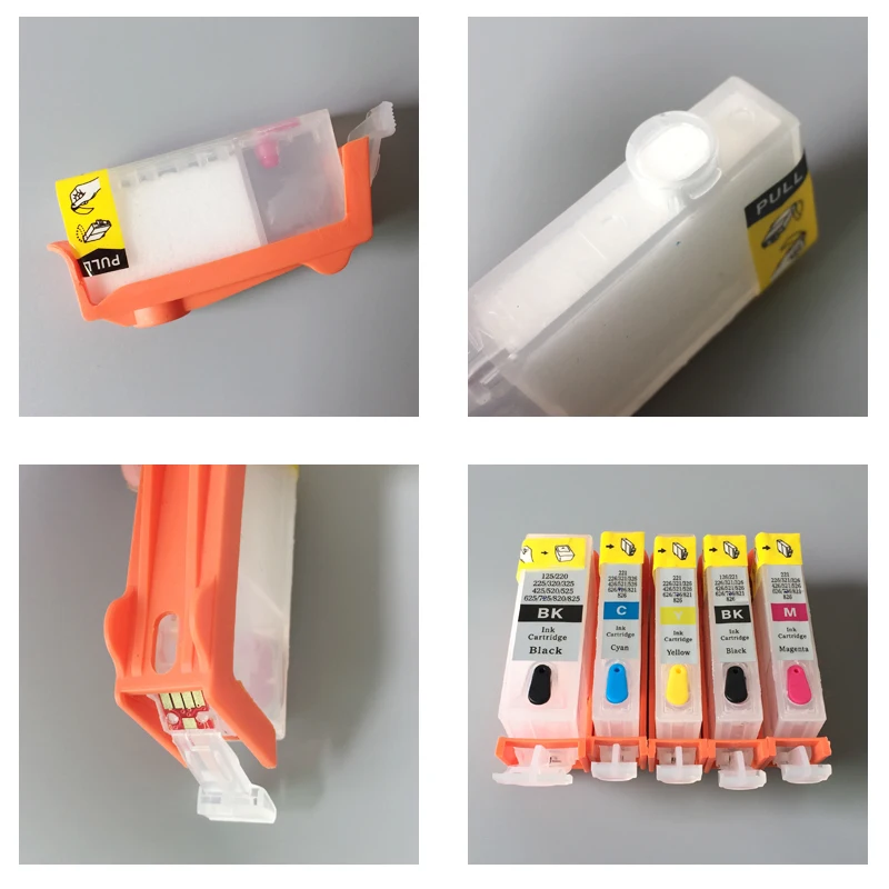 6 шт. для Canon PGI 820 CLI 821 многоразовые картриджи принтера PIXMA MP988 с чипами ARC|ink cartridge|ink