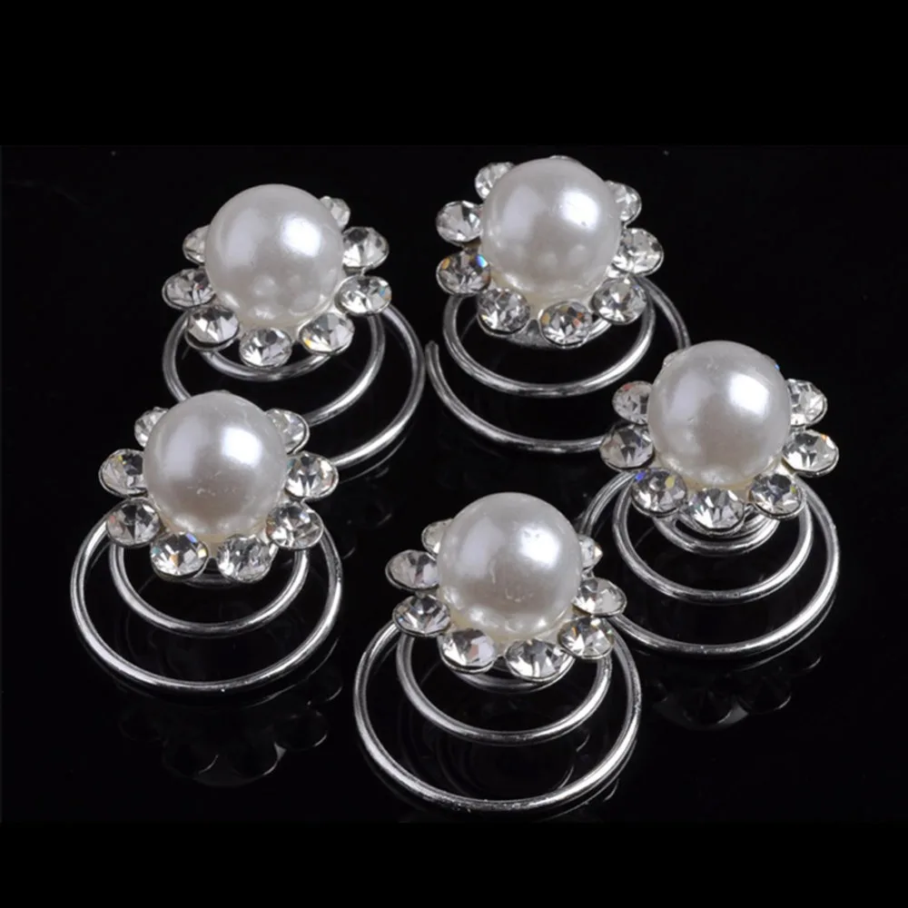 200 шт. модные хрустальные цветы шпильки для волос свадебные заколки украшения