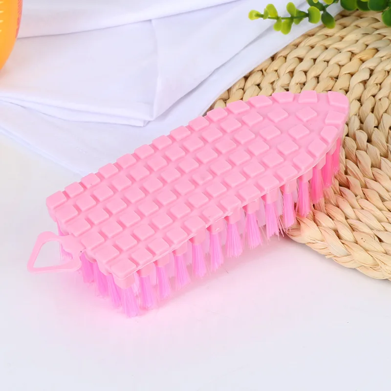 Pink ONEUP щетка для чистки 360 градусов Гибкая угловая щетка для очистки кухонная раковина смеситель для ванны угловая Чистка туалета чистая щеточка - Цвет: Pink