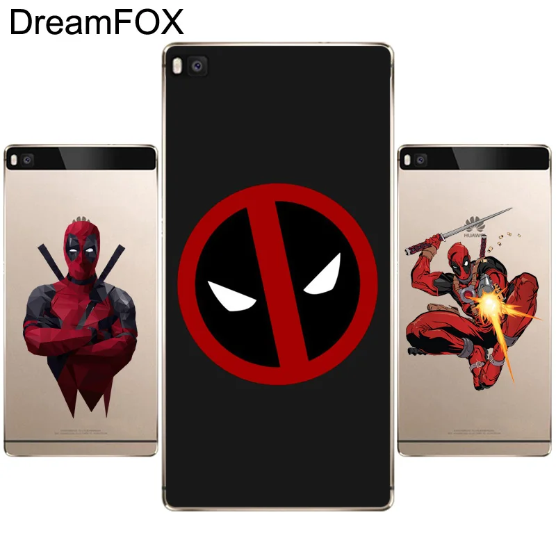 DREAMFOX N012 фильма Дэдпул рубашки с героями мультфильмов Мягкий ТПУ силиконовый