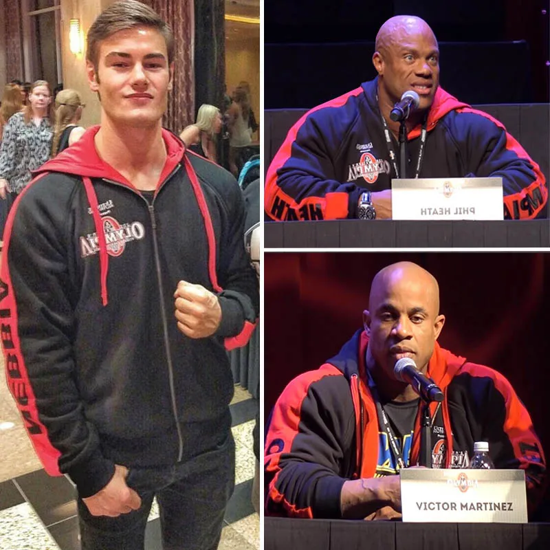 Спортивная Толстовка OLYMPIA мужская с капюшоном свитшот для тренировок фитнеса