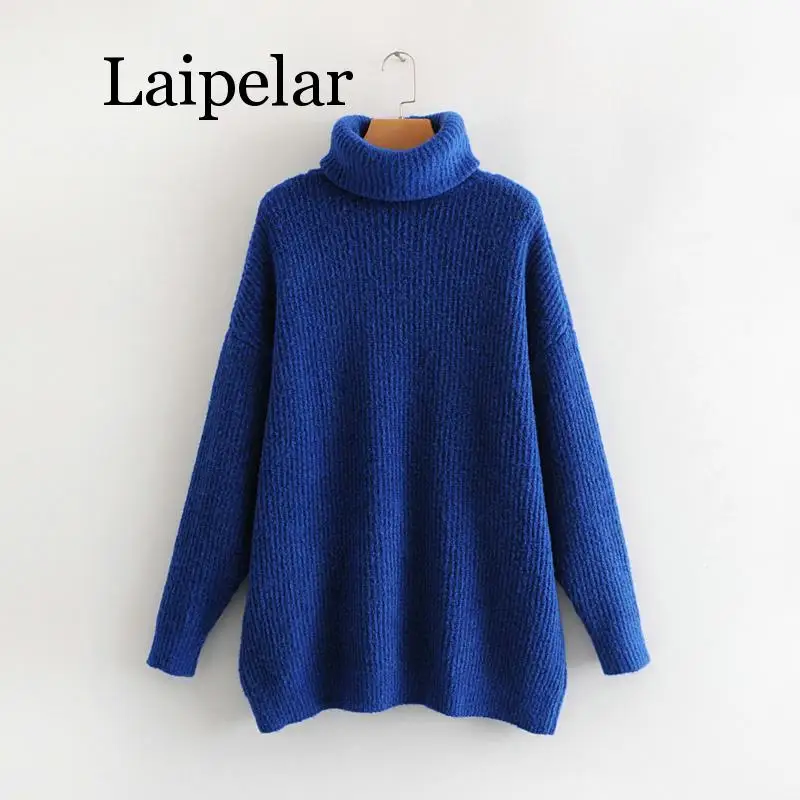 

women jumpers turtleneck sweaters oversize winter fashion 2019 long sweater coat batwing sleeve christmas sweater