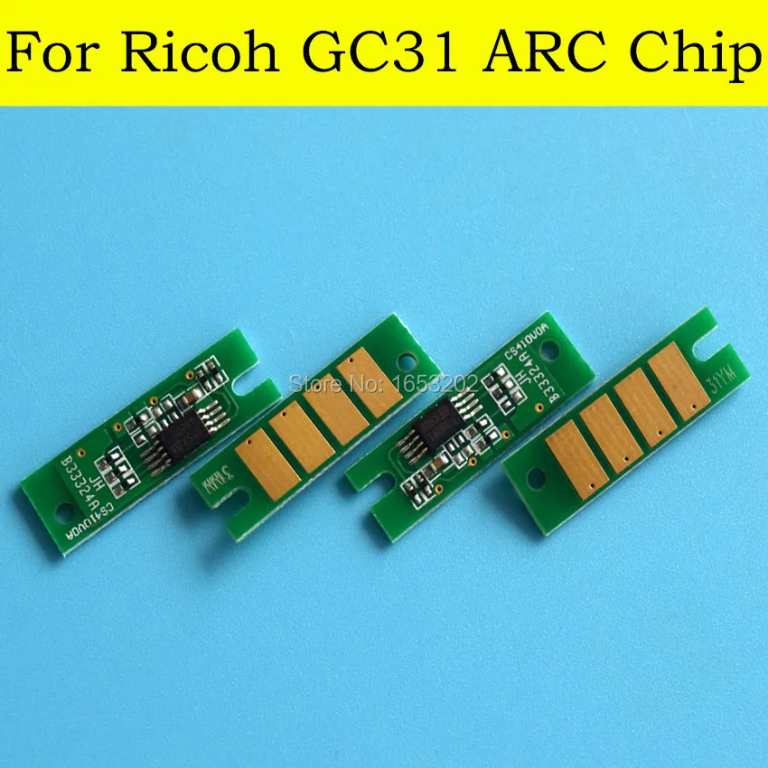 

3 Sets/Lot Cartridge Chip For Ricoh GC31 Use For Ricoh GXE7700 GXE7500 GXE2600 GXE3300 GXE5500 GXE5550 Printer