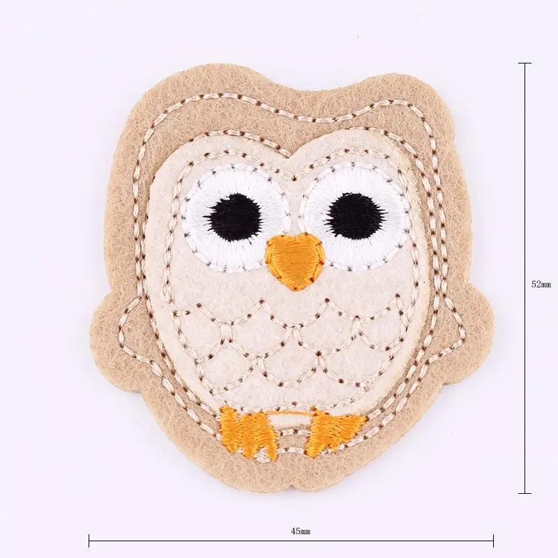 Горячая продажа 1 шт фирменный логотип патчи Мультфильм сова вышитые утюжок на