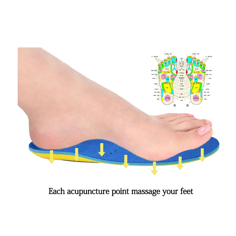 BOCAN Memory foam insoles shock absorption orthopedic insoles for men and women comfortable shoe insole