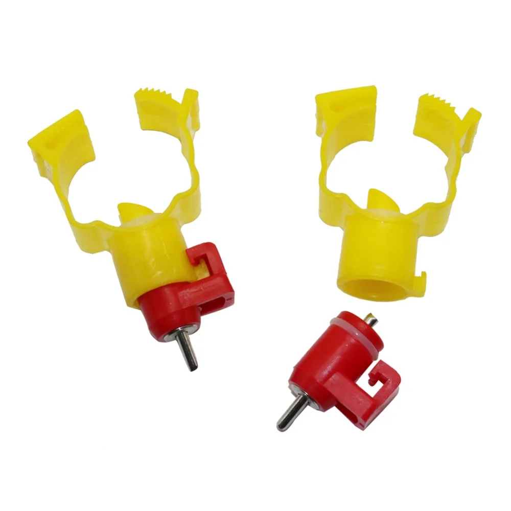 20 шт. соска для курицы питатель автоматические соски птицы Весенняя вода