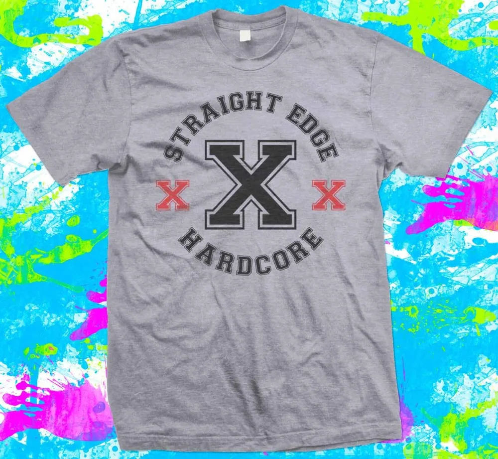 

Straight Edge Hardcore Newest Fashion Cool Men Men Print Tee Cool Fashion Novelty Style Top T Shirt Dress