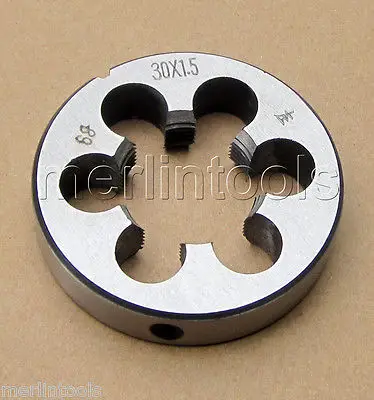 30mm x 1.5 Metric Left hand Die M30 x 1.5mm Pitch