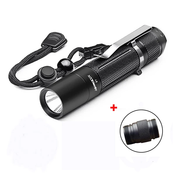 Astrolux S1-1600LM светодиодный фонарь 18650 фонарь 7 4 режима светодиодный фонарик EDC водонепроницаемый фонарь турбо стробоскоп