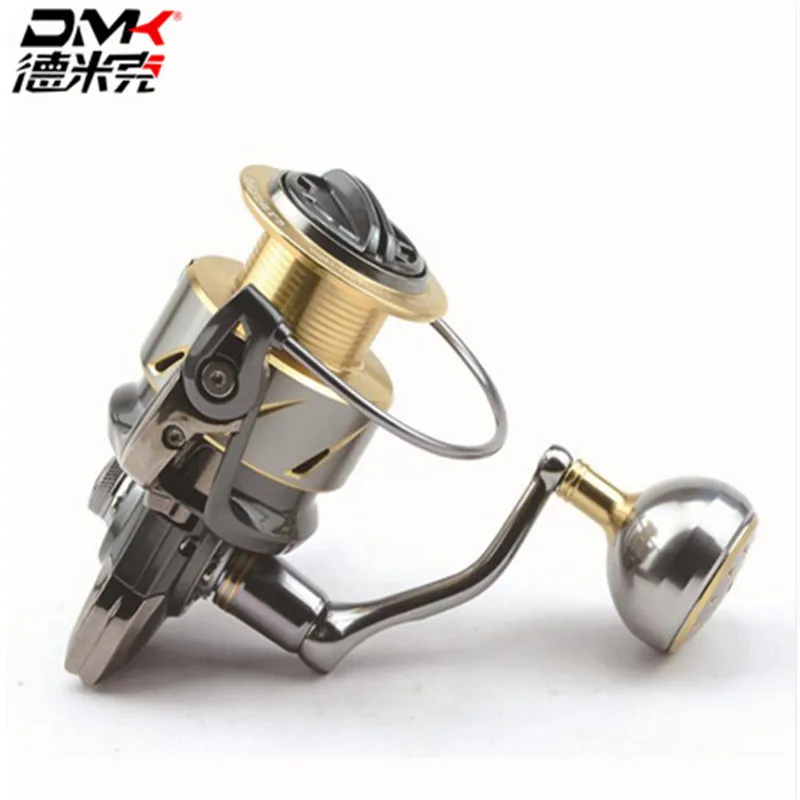 

DMK 800-5000 Size Full Metal Spinning Fishing Reel 5.2:1/9+1BB CNC Spinning Reel Moulinet Peche Carretel De Pesca Crap Reel