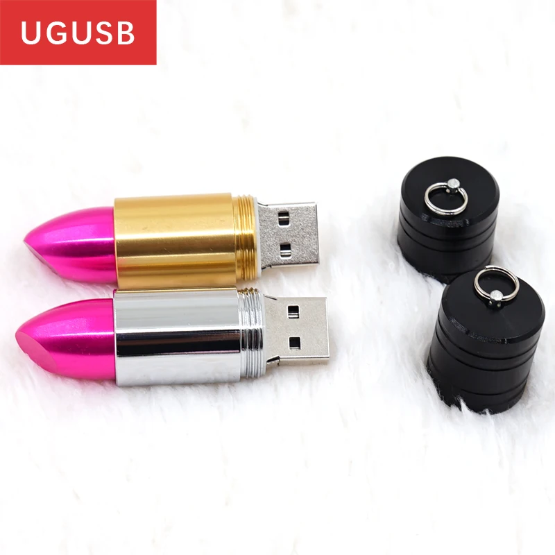 Горячая розовая помада карту флэш памяти с интерфейсом usb ювелирные флешки memory