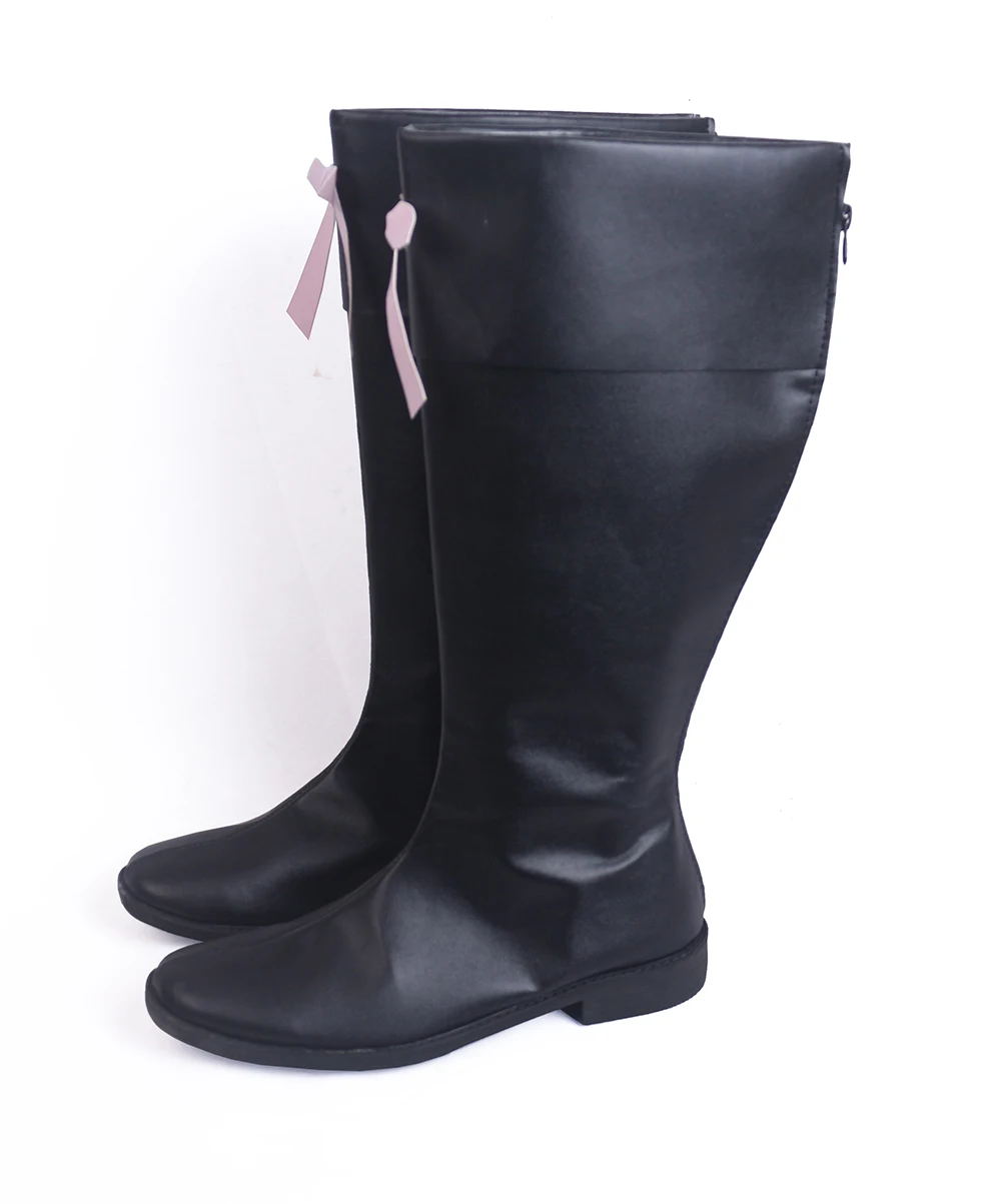

Macross Delta Freyja Wion Cosplay Boots Black Shoes Custom Made Any Size